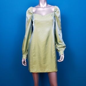 🆕️ 🌠 GLAMOROUS Mod Metallic Taffeta Mini Dress // (NWT)